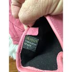 Bijoux Terner Pink Leather Gloves with Braided Detail Photo 5