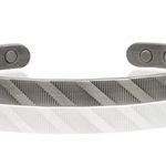 Antique Silver Magnetic Bracelet Cuff Bangle Arthritis Pain Therapy Bracelet Photo 0