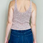 Moon & Madison Light Dusty Pink Crochet Bohemian Crop Tank Top Photo 5