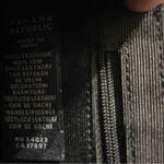 Banana Republic  Black /Suede Leather Purse Handbag Shoulder Bag Co Photo 8