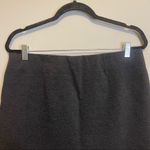 J.Jill  Gray Stretch Ponte Pull On Flat Waist Pencil Skirt Women's Medium Photo 7