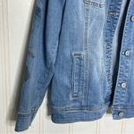 Chico's Chico’s Floral Jean Jacket Sz 1 (M) 633 Photo 2