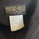 VTG 80’s MIDI Shirt Dress Black Sz 12 Western Cowgirl Gold Embellished Belted Photo 5