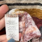 Wanna B Size M Boho Striped Mini Dress Tunic Top Tan Blue Ivory Gray Wine Photo 6