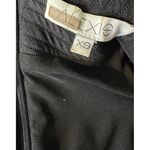 Alexis  XS Black Quilted Skater Mini Modern Sophisticated Architectural Chic Photo 4