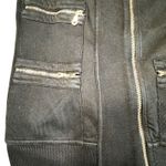 Citizens of Humanity Utility Vest Womens Large Black Asymmetrical Zip Pockets Photo 4