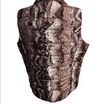 Mountain Lake Puffer Snake Print Full Zip Vest Photo 5