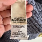 L.L.Bean Midweight Cotton Slub Sweater Bundle Lot Classic Minimalist Blue Small Photo 3