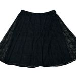 Calvin Klein Womens Lace Layered Skirt Knee Length WhimsiGoth Classic Size 10 Photo 1