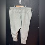 Nike Tech Light Gray Cropped Joggers with Black Accents Size 2X Photo 3