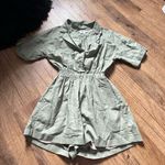 Princess Polly  Fallon Sage Green Romper Photo 2