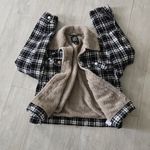 Urban Outfitters  Jacket Plaid  Fleece Lined BDG Sherpa Corduroy Coat Size Medium Photo 2