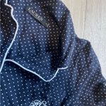 Ralph Lauren  Navy and White Polka Dot Shirt Photo 1