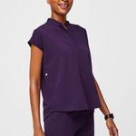 FIGS  Purple Jam Rafaela Scrub Top Medium Photo 1
