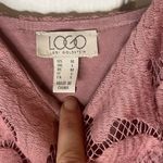 LOGO By Lori Goldstein Lori Goldstein LOGO Lace & Lined Spaghetti Strap Top Photo 2