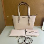 Michael Kors New  Charlotte Large Saffiano Leather 3-in-1 Tote Bag, purse, clutch Photo 1