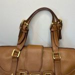 Calvin Klein Tan Leather Crossbody Purse Photo 3