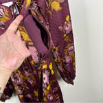 Free People NEW  Morning Light Mini Dress in Purple Combo Floral Womens 2 Photo 5