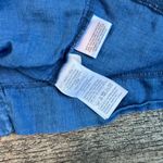 Madewell  Denim Blue Button Front Vest Crop tank Top Fitzgerald Wash Size XS #130 Photo 9