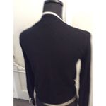 Black Cardigan Pearl Buttons V Neck Corpcore Truth Republic Small S Classic Photo 6