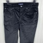 J.Crew  Jeans 9 Inch High-Rise Toothpick Luxe Black Velvet J4108 Women's Size 27 Photo 3