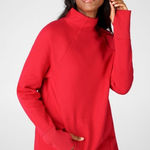 Fabletics  Red Zaylee Funnel Neck Pullover Sweatshirt - Size XL Photo 0