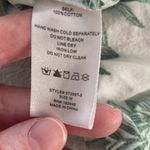 Milk and Honey blouse adjustable straps ruffled bottom palm leaves print Sz Med Photo 7