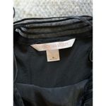 Victoria's Secret  Vintage Y2K Silk Black Maxi Mesh Neckline Dress Size Medium Photo 9