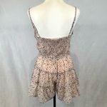 Blush Boutique cheetah animal print ruffle babydoll romper size small Photo 3