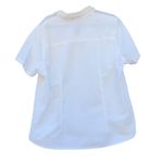 Eddie Bauer  Ivory OffWhiteSeersucker Short Sleeve Button-Up Shirt Size XXL EUC Photo 4