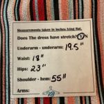 ZARA  TRF Sleeveless Striped Printed Multicolor w/ Side Slits Maxi Dress Size M Photo 7