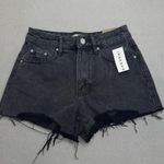 PacSun NWT  Jean Shorts 24 Womens 90s High Rise Festival Fitted Waist Raw Hem Photo 0