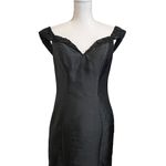 Mac Duggal Shiny Satin Mermaid Dress Long Ball Gown Prom Party Women’s Size 10 Photo 1