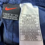 Nike Vintage 90s Unlined Windbreaker Track Pants Women's Medium Blue White Zip Photo 10