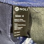 Noli The  Shop Croc Faux Leather Wide Leg Pants Blue Women’s 4 Photo 3