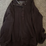 Aerie Oversized Quarter Snap Pullover Photo 0