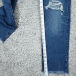 Levi's  Premium Wedgie Straight Jeans Distressed Ripped Destroyed Blue Size 27x28 Photo 9