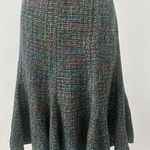 Ellen Tracy  COLORFUL Trumpet Boucle Lurex Skirt, Sz: 8 (b35) Photo 0
