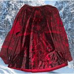 Dress Barn  Long Sleeve Red Velvet pullover top Photo 2