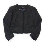 J.Crew NWT Louisa Lady Jacket in Black Maritime Tweed Cropped 4 Photo 2