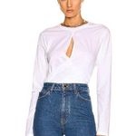 ALC Frank A.L.C. - Jordan Long Sleeve Surplice Tee Shirt Sz L Photo 0