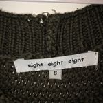 Boutique Eight Eight Eight Army Green Sweater Dress Photo 3
