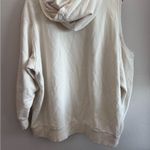 Future Collective One Cold Shoulder Pullover Hoodie Cream Size‎ 1X Photo 3