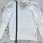 Ted Baker  London Ivory Aidabel Puff Sleeve Turtleneck Sweater Size 14 Photo 10