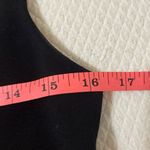 BCBGMAXAZRIA  Alyn Black Fringe Trim Flounce Hem Cocktail Dress Womens X Small Photo 5