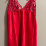 Victoria's Secret  l Red Lace Slip Photo 0