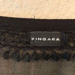 Zingara Embroidered floral black swimsuit coverup, size medium, resort wear Photo 3