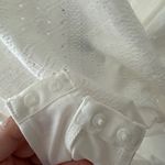 ZARA NEW!!  White Eyelet Bodysuit With Rope Straps Photo 3