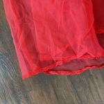 Sheer Babydoll Red Photo 5