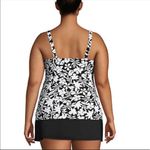 Lands' End Lands’ End Square Neck Underwire Tankini Top Swimsuit NEW Photo 3